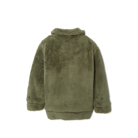 Wonder Nation Girls Soft Plush Green Jacket Size XXL - Picture 7 of 7